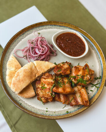 Куриный шашлык на гриле