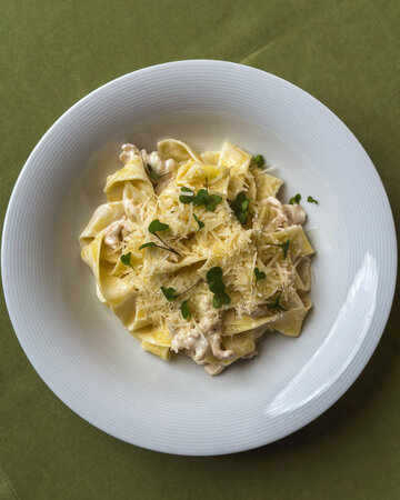 Домашняя лапша с курицей